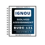 BUDC 131 IGNOU Solved Assignment PDF 2025 - 2026
