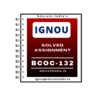 IGNOU BCOC 132 Solved Assignment PDF 2025 - 2026