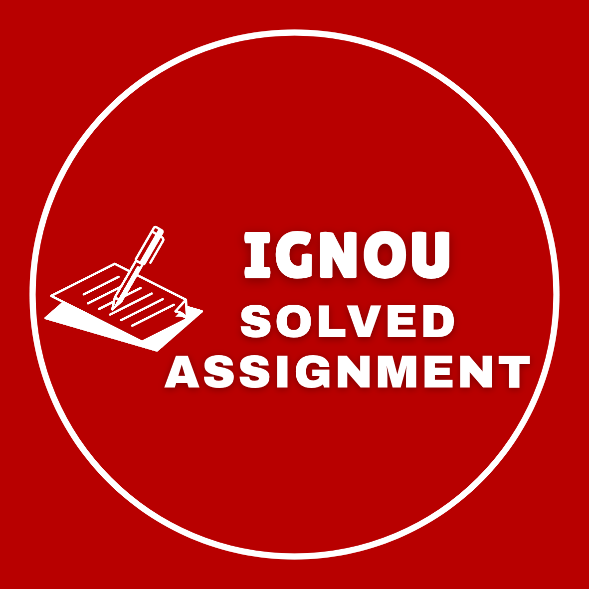 IGNOU Solved Assignment