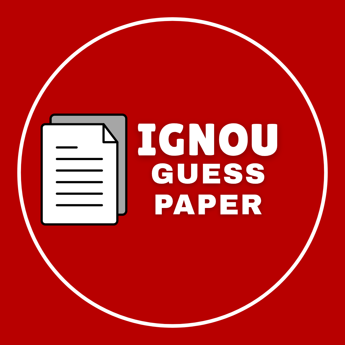 IGNOU Guess Papers